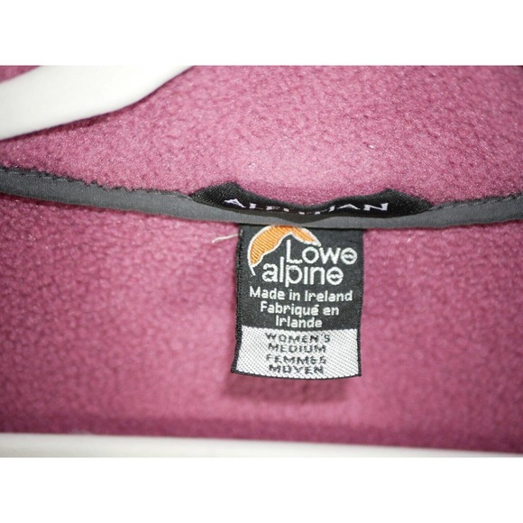 Vintage Lowe Alpine Polartec Fleece Jacket Women's Medium Purple 1/4 Zip Ireland - Picture 8 of 16